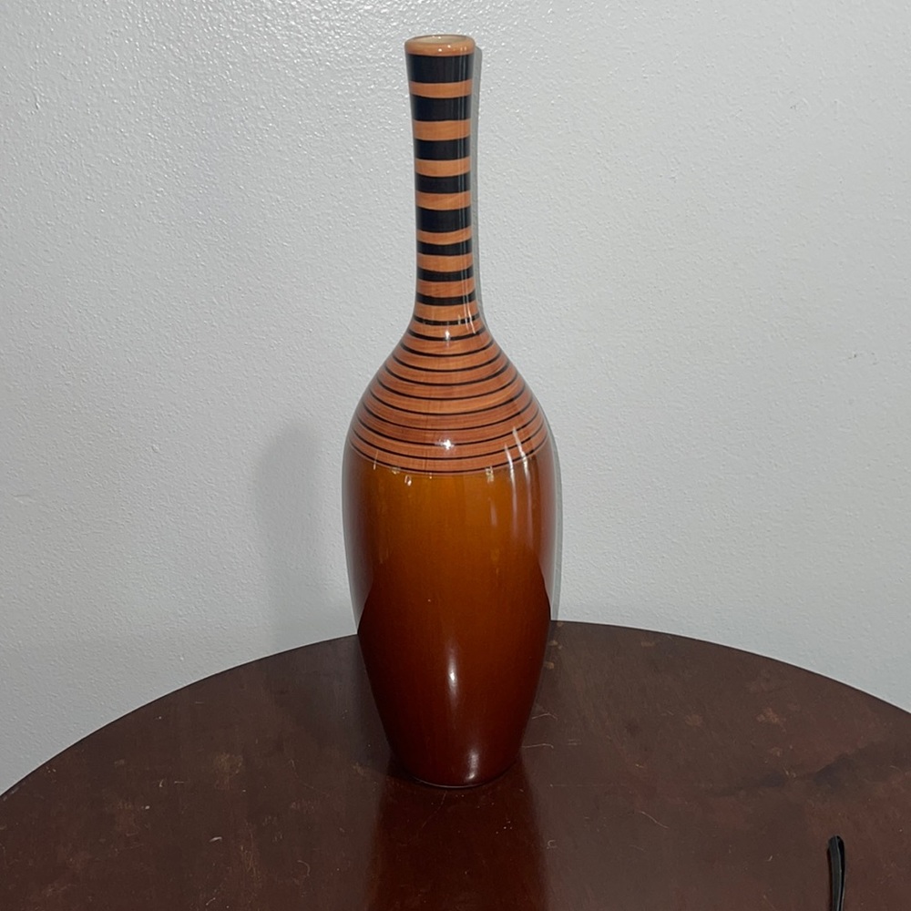 Sagebrook Home Ceramic Decorative Gourd Table Vase 18”